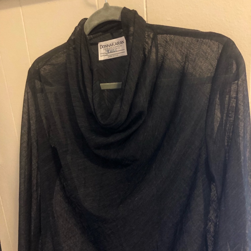 Donna Karan sheer top